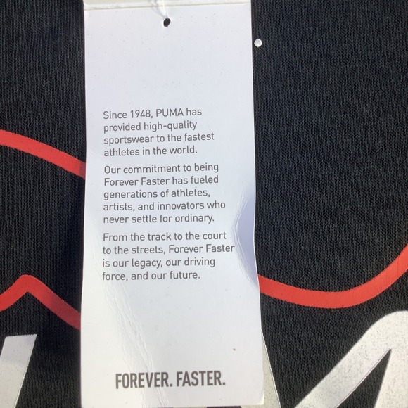 Puma Kids Black Pullover Hoodie & Track Pants Set Loungewear‎ Size M NWT - Picture 6 of 16